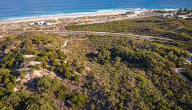 An aerial view of the Trigg Bushland Reserve