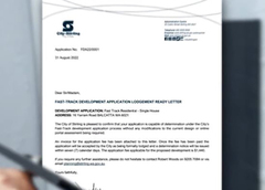 A fast-track ready letter