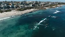 An aerial view of Scarborough