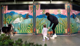 The Lake Gwelup mural by David Ledger