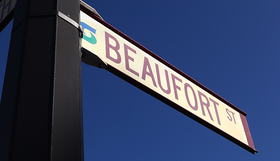Beaufort Street sign