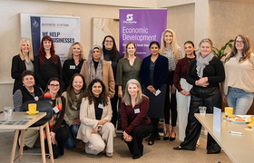 Attendees at She Brews Success