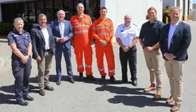 SES volunteers, local MPs and Mayor Mark Irwin