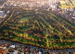 Aerial view of Hamersley Public Golf Course