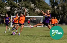 A Perth Glory soccer game