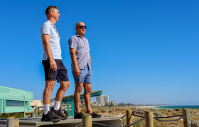 Councillors Tony Krsticevic and Rob Paparde