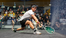 A squash player