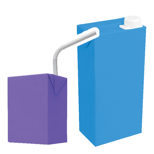 Two small containers