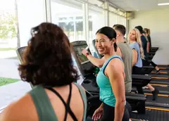 People exercising at the Stirling Leisure - Inglewood gym