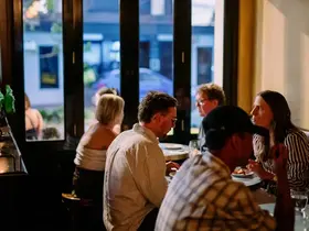 Diners at Le Rebelle