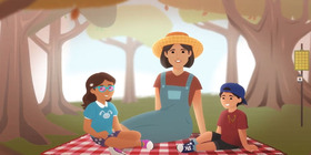 A family picnic