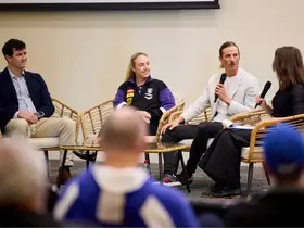 Andy Donaldson, Lisa Webb, Adam Griffiths and Ash Nelson