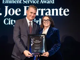 Cr Joe Ferrante received his Eminent Service Award