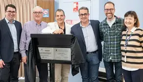 The Hon Patrick Gorman MP, Greek Macedonian Club and President Tom Topalis, Mayor Mark Irwin, Labor candidate for Mount Lawley Frank Paolino, Inglewood Ward Councillor Damien Giudici