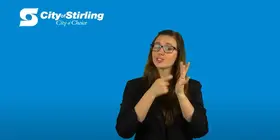 An Auslan interpreter