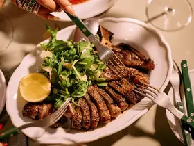 Steak at Bar Vino