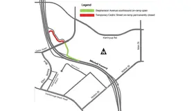 Stirling Station carpark partial closure and Mitchell Freeway southbound