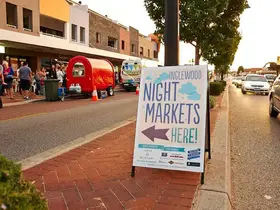 A poster for the Inglewood Night Markets
