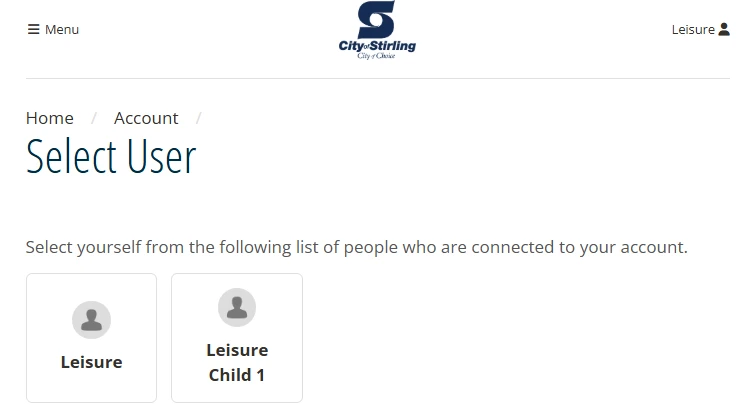 Step-5 Select User option in Account settings