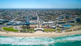 Aerial view of Scarborough Beach