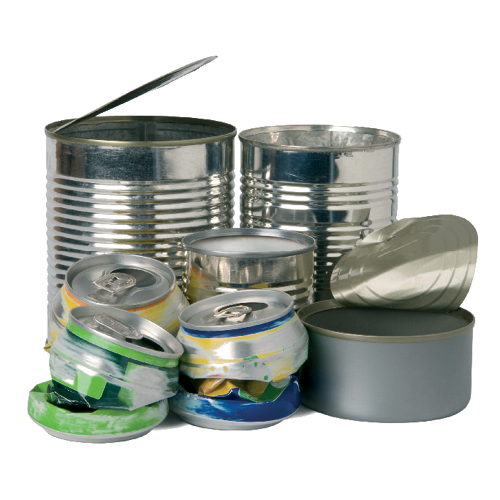 Opened cans