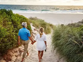 A walk to the beach in Trigg