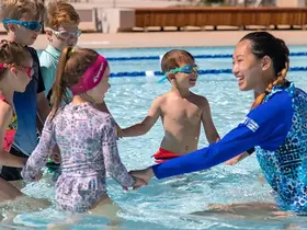 A swimming lessons sesson