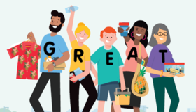 A GREAT Sort promotional graphic