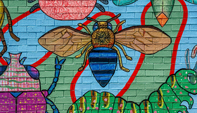 New mural by Lynzie Bremner.