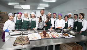 The staff at The Kitchen