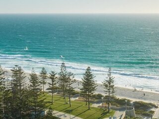 Drone view on Scarborough Beach