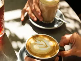 Coffees on the table