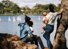 Image of soccer players at Richard Guelfi Reserve