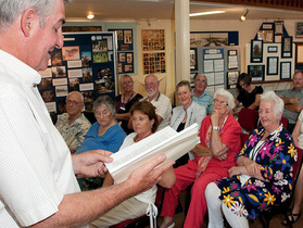 A presentation at Mount Flora Regional Museum
