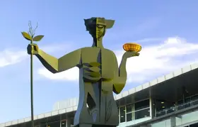 The Lina statue at the City of Stirling Administration Centre